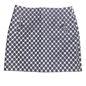 LOFT 70s vibe lavender and silver skirt, size‎ 10P